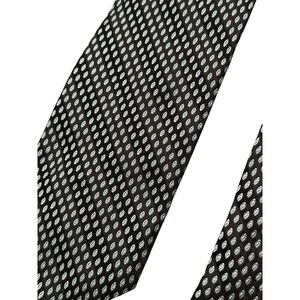 Stefano Ricci Black Geometric‎ CMI Luxury Made in Italy Formal Silk Neck Tie